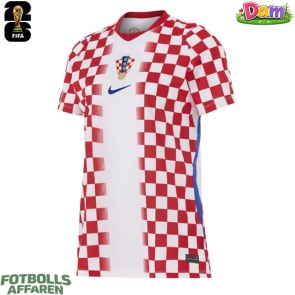 Kroatien Hemmatröja Kvinnor VM 2026 Kortärmad